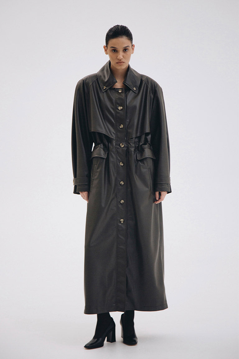 Dark Allure Trench Coat