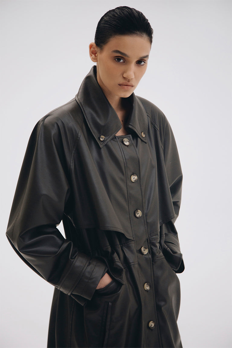 Dark Allure Trench Coat