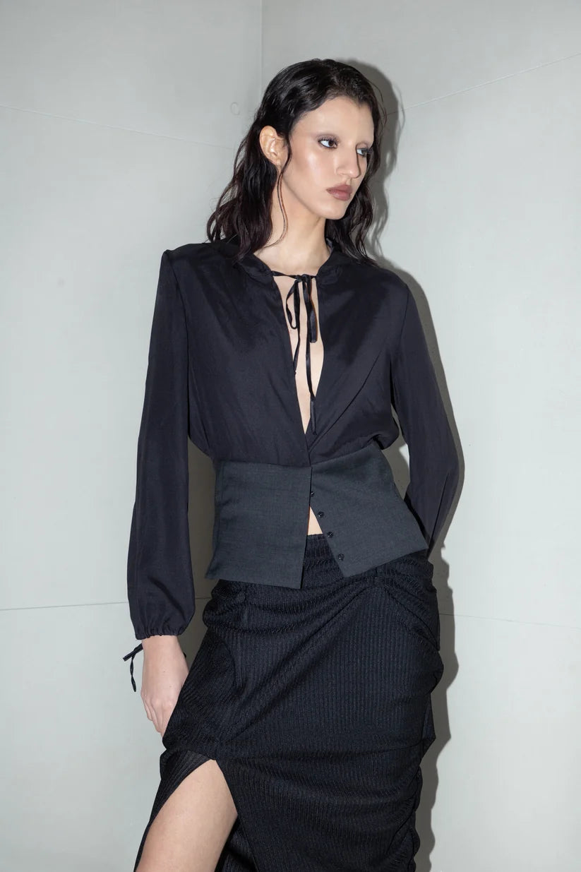 Black Silk hoodie