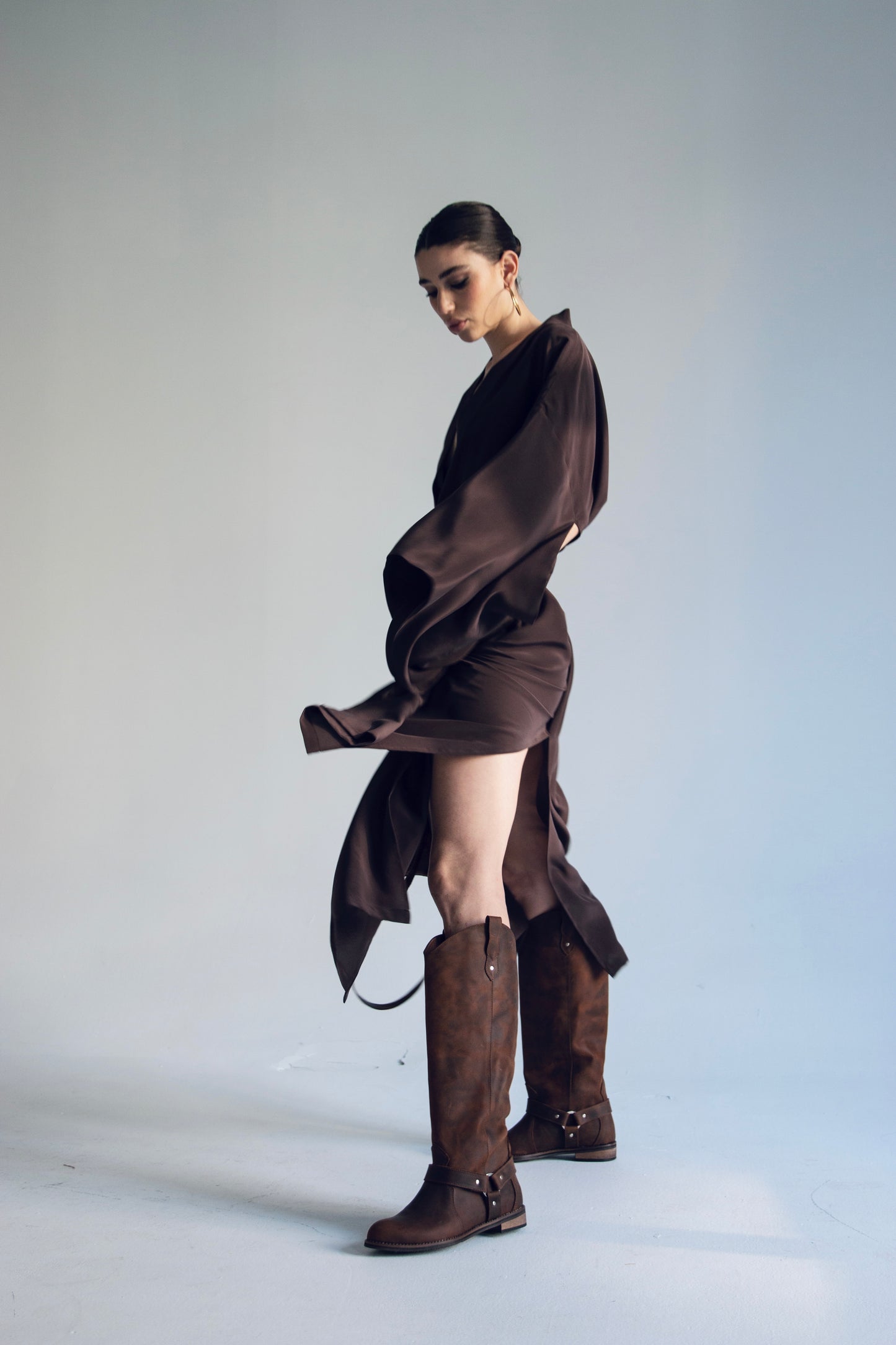 Alma Cowboy Cinamon Boots