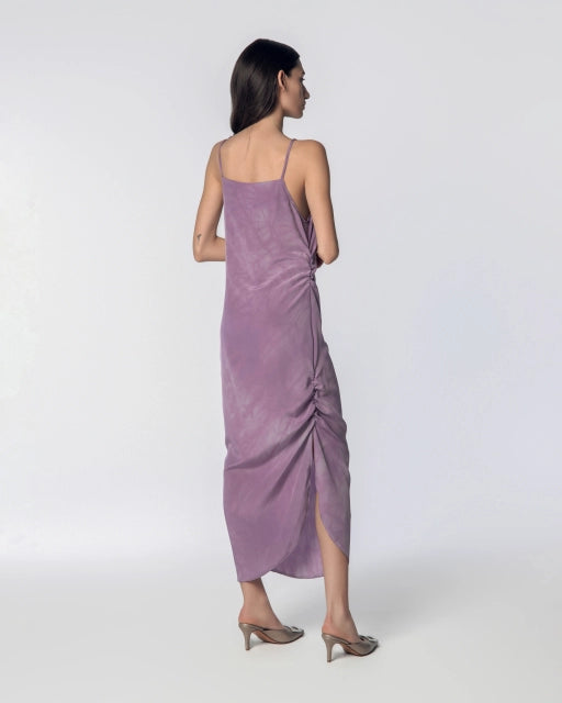Hand Painted Silk Slip Dress