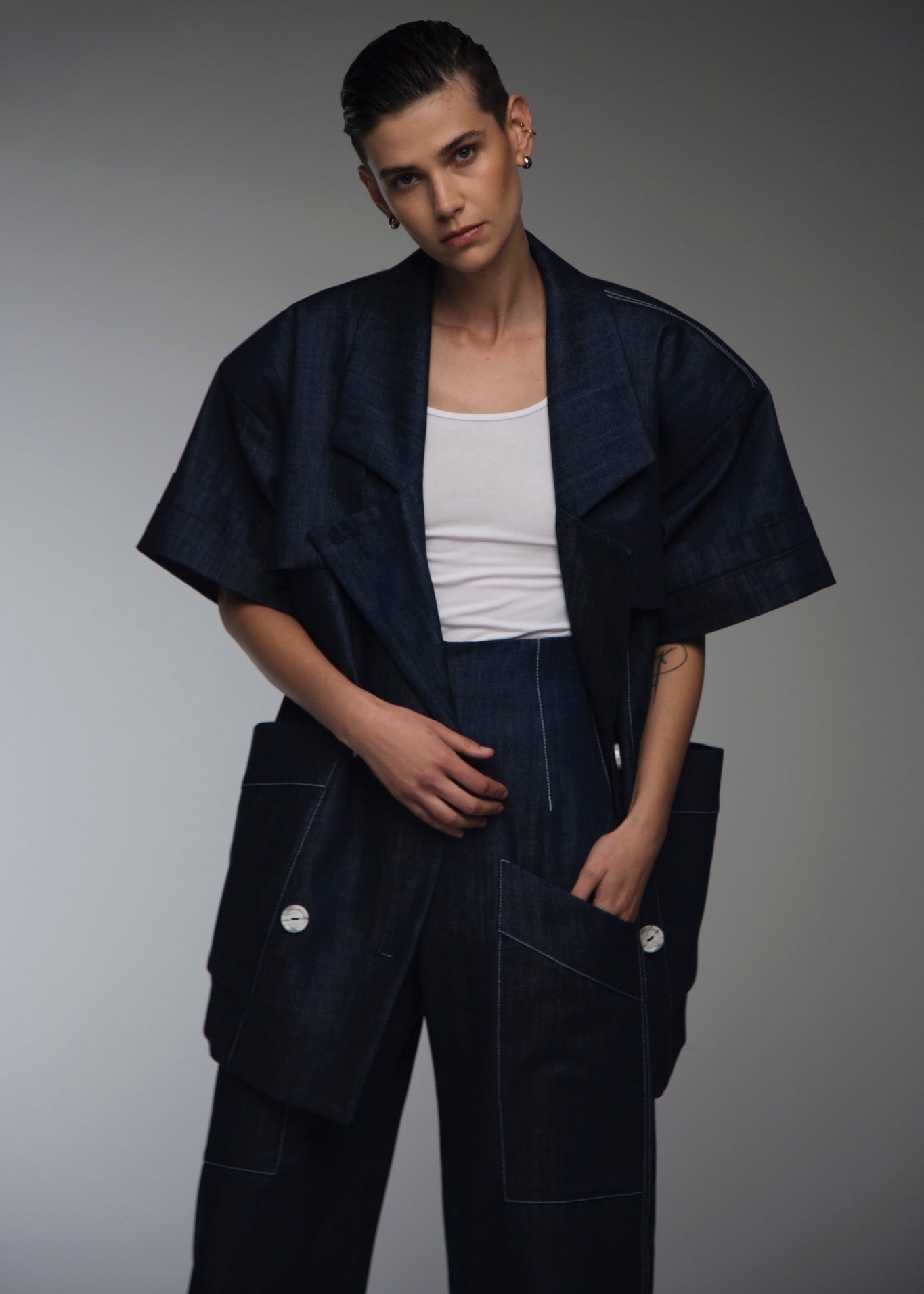 Oversized Denim Set