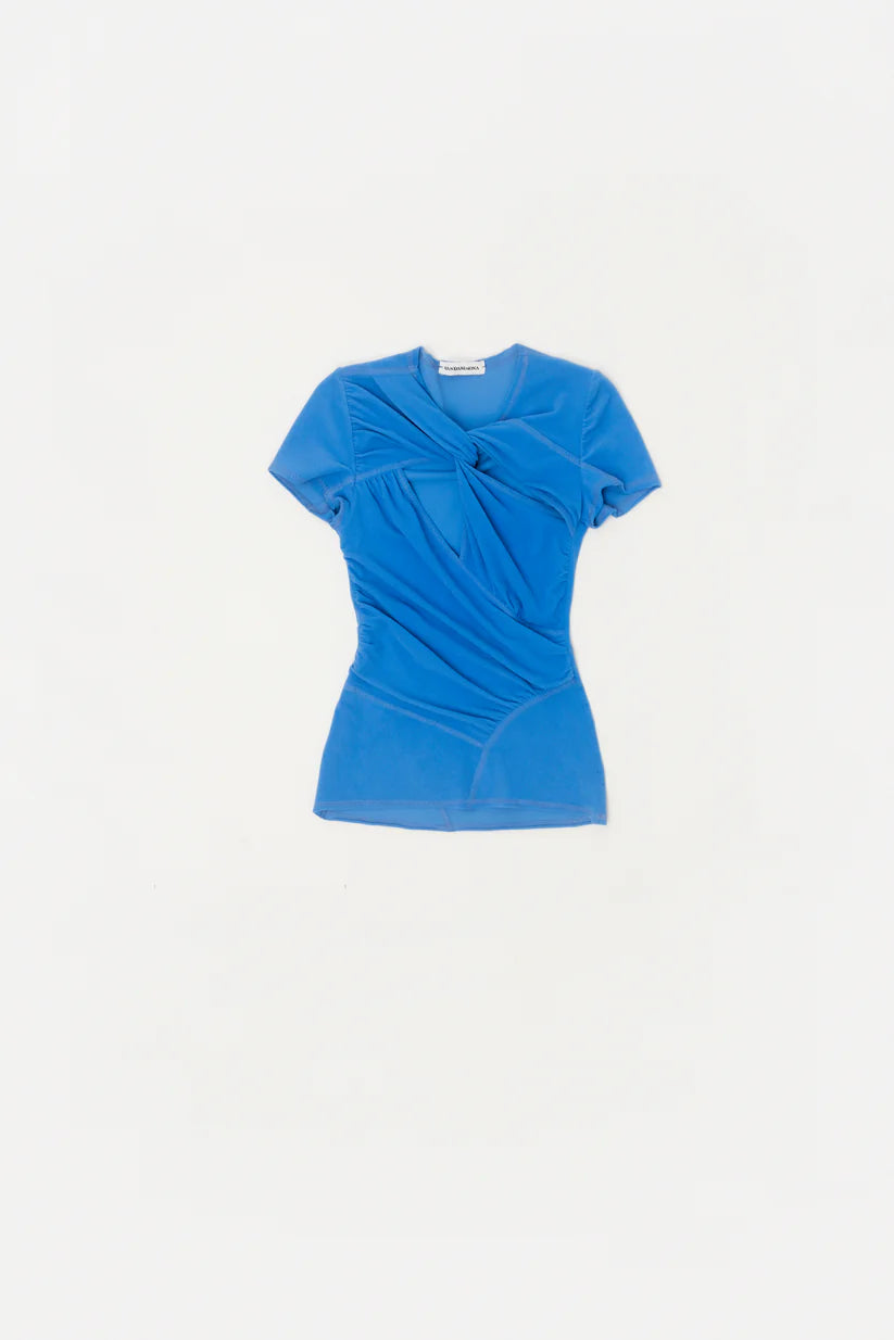 Blue Terry Sport Top