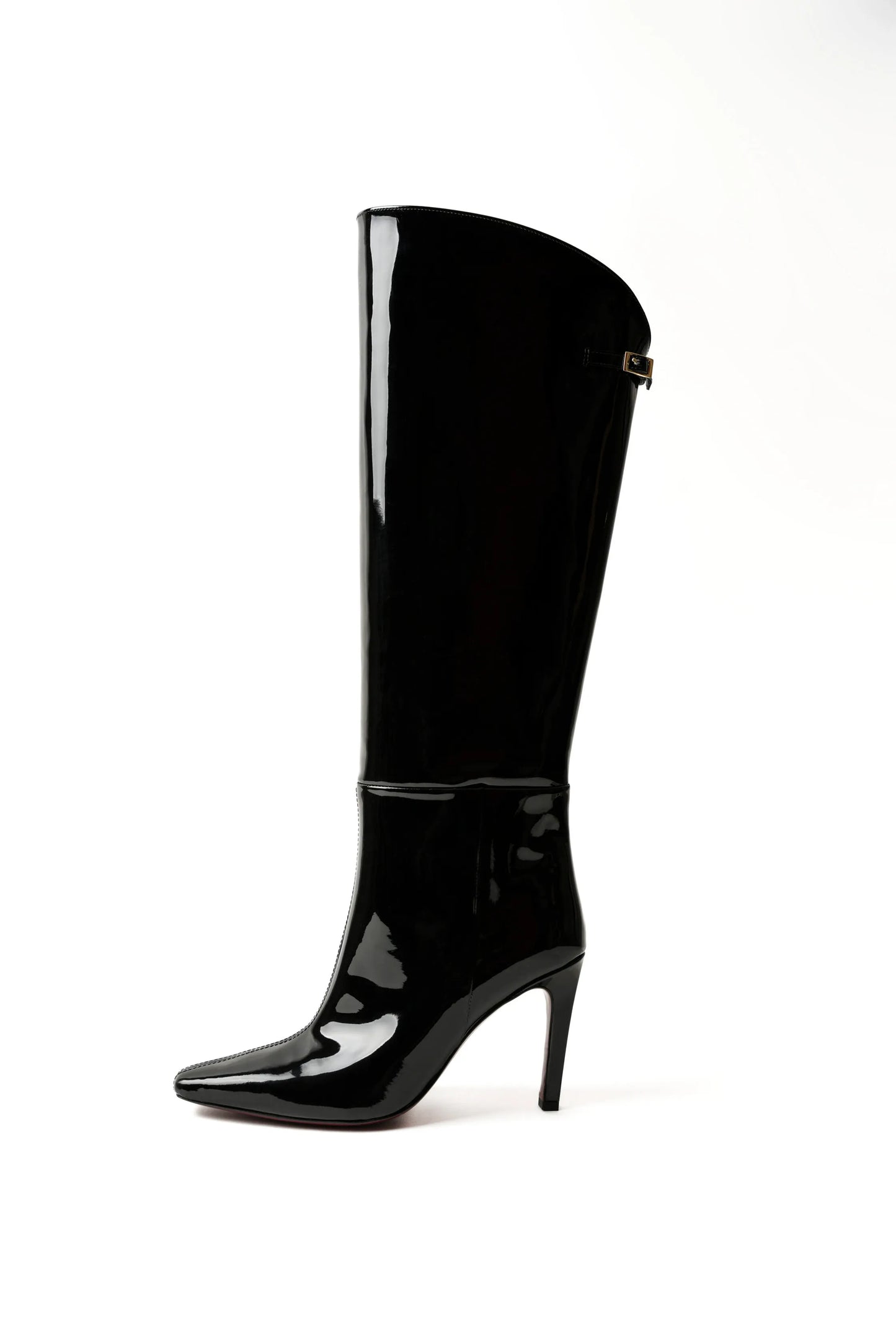 SARA BOOT IN BLACK PATENT LEATHER
