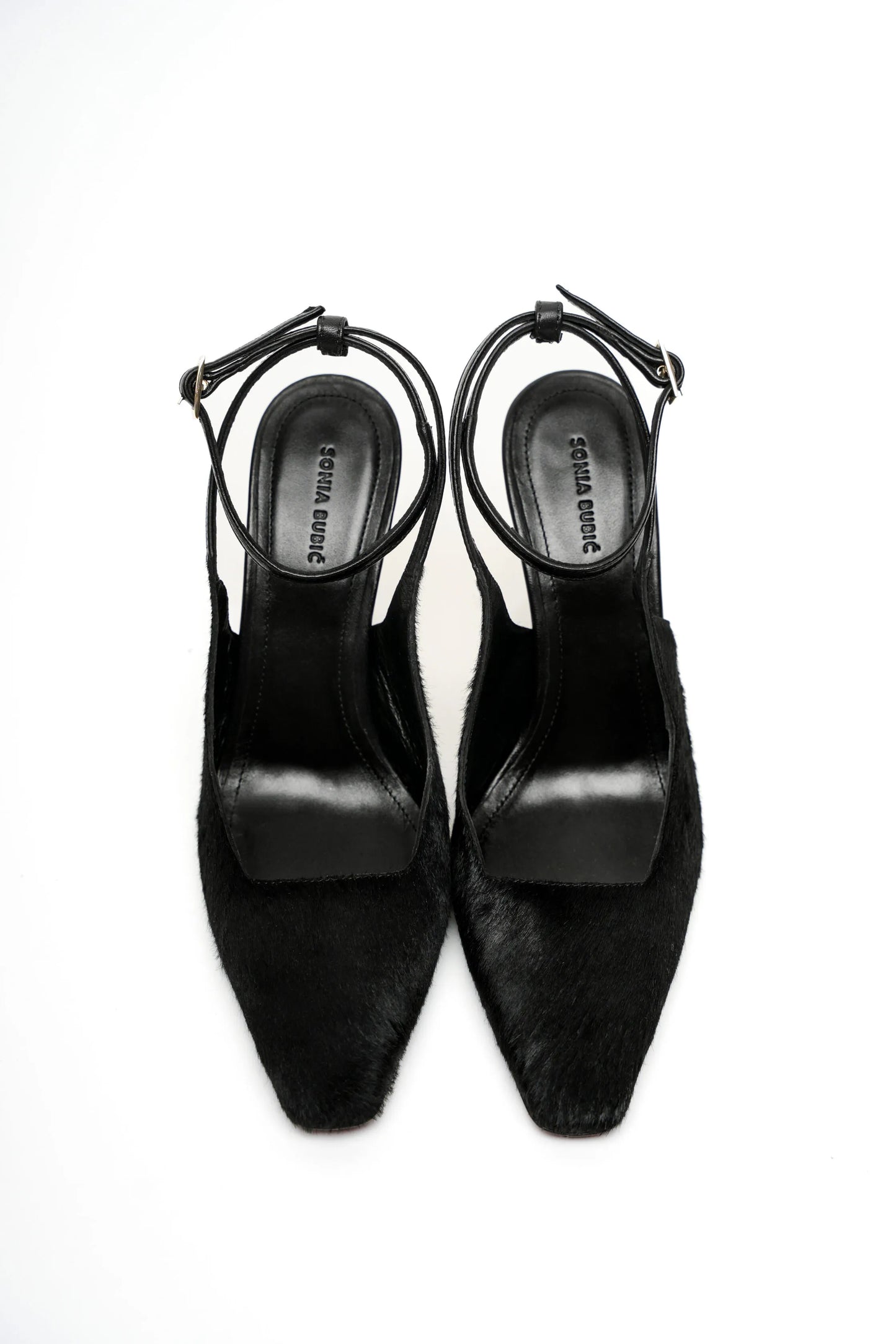 BIANCA PUMPS IN BLACK PONY HAIR LEATHER