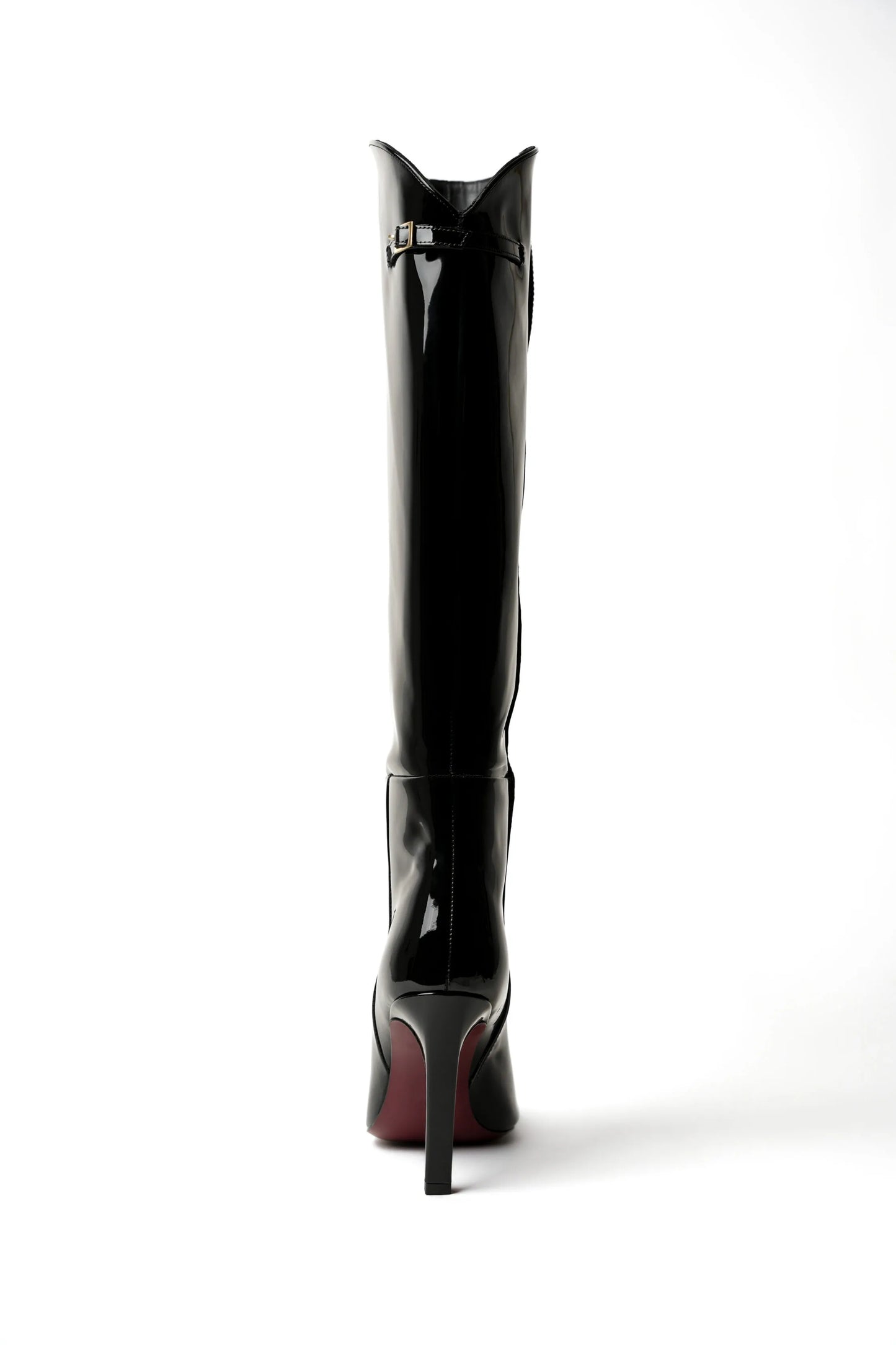 SARA BOOT IN BLACK PATENT LEATHER