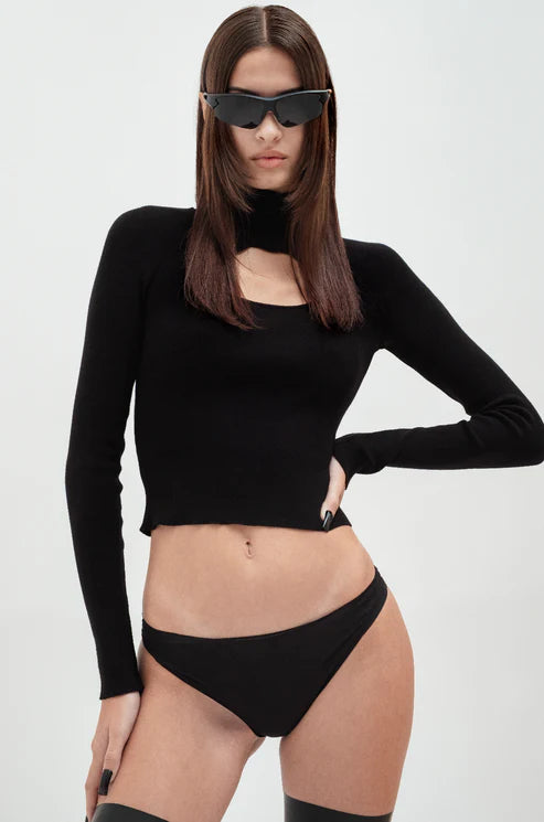 The JORŌ - Cut-out Knit Top