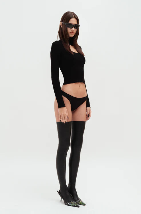 The JORŌ - Cut-out Knit Top