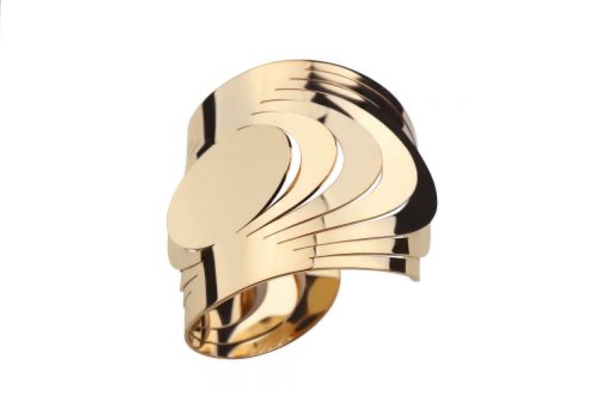 Lava Gold plated 24k