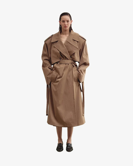 NEUS trench coat khaki